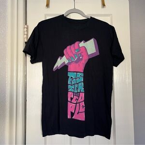 Foster the People Black Graphic Band T-Shirt
